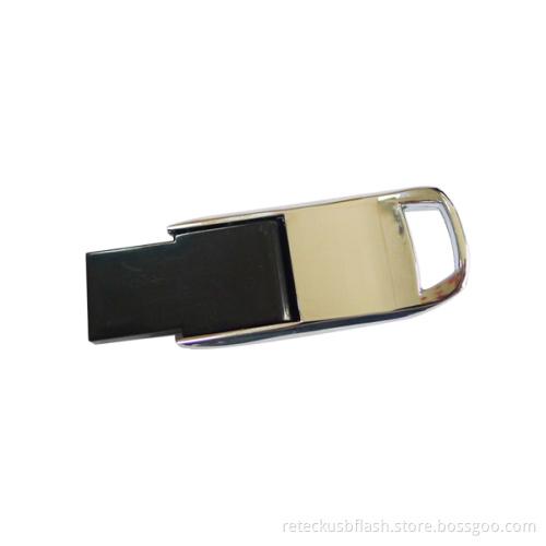 Gold Silver Mini Metal Swivel USB Flash Drive
